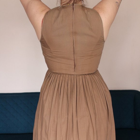 Vintage Cotton Midi Dress - Picture 4 of 4